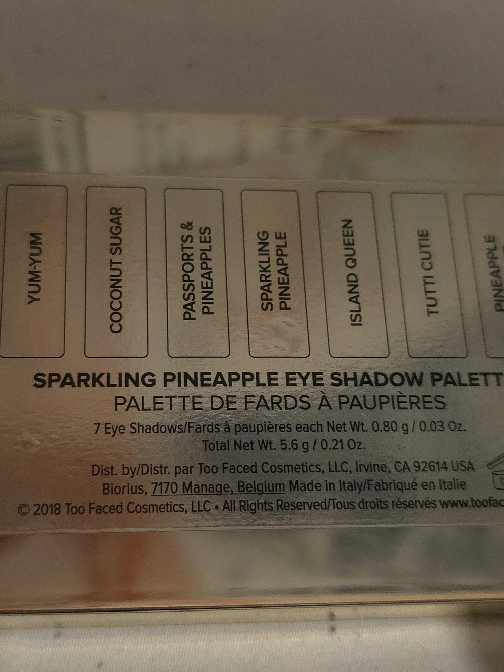 Too Faced Sparkling Pineapple Eye Shadow Palette